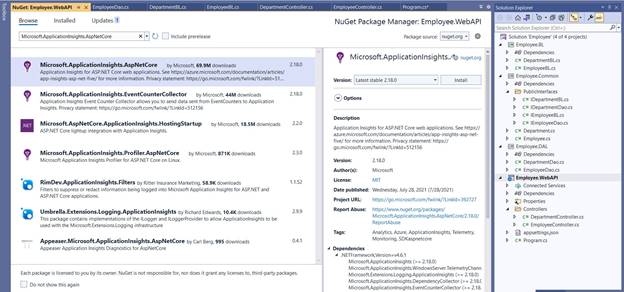 Adding Application Insights Telemetry To Our Microservice In Azure
